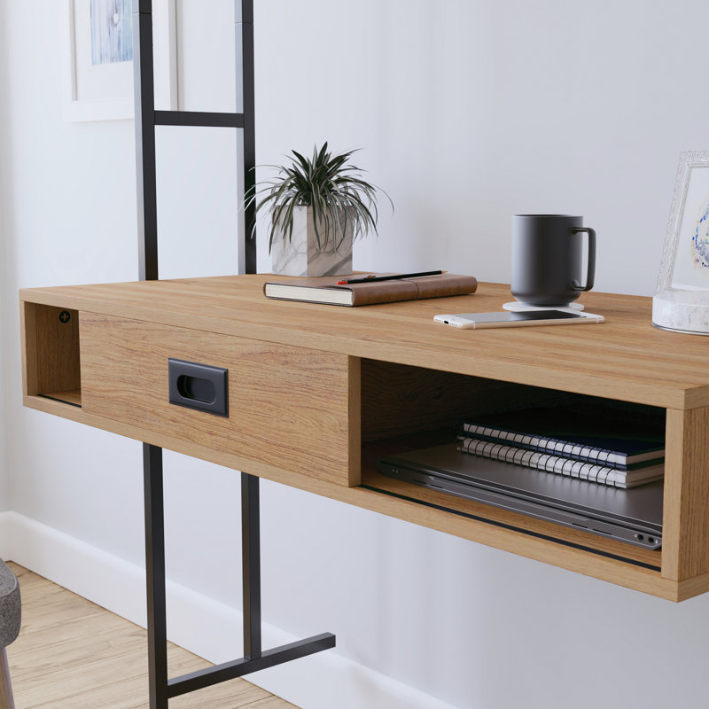 Posner wall floating desk mercury row discount